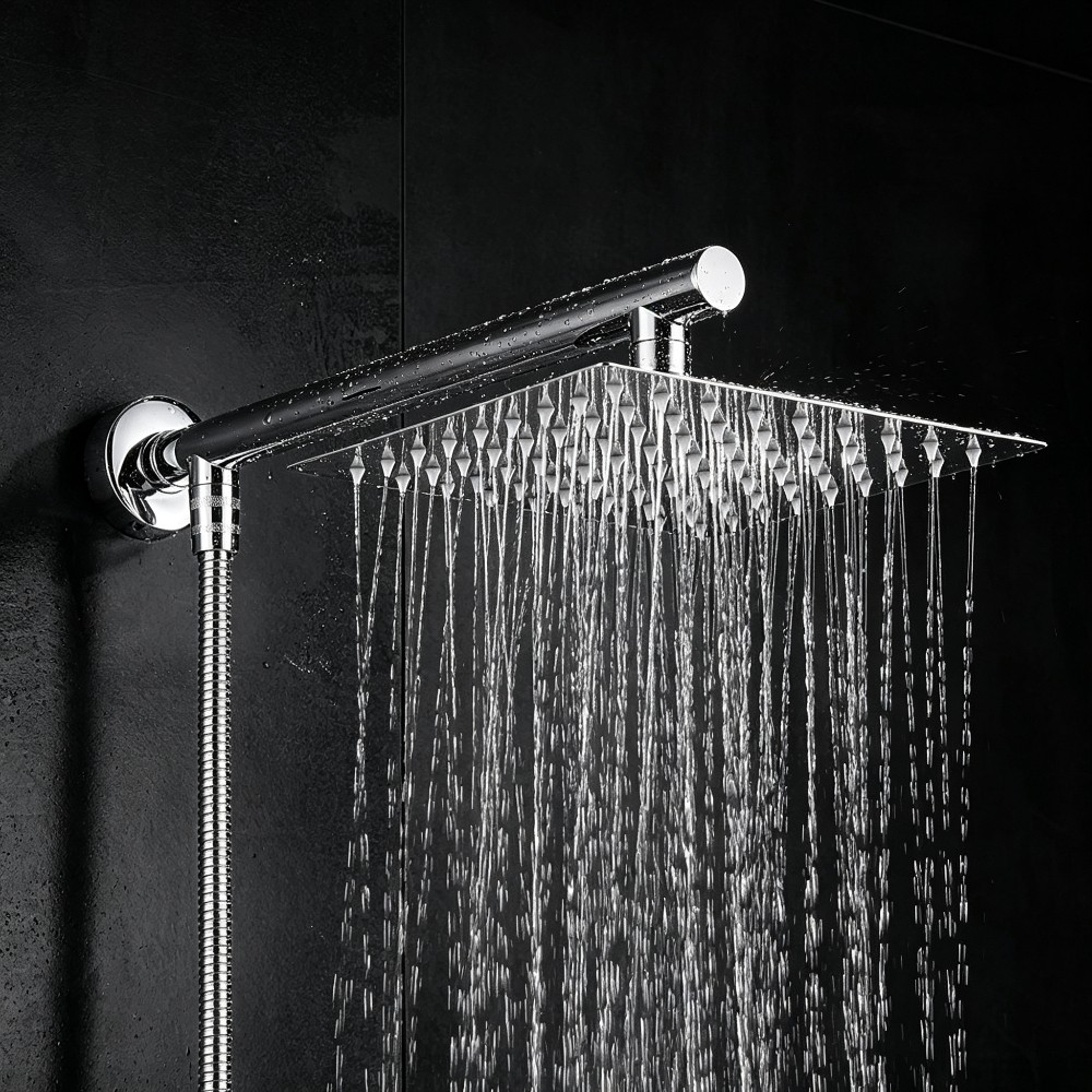 Spa & Wellness Retreat - 1 pc high-pressure shower head, square