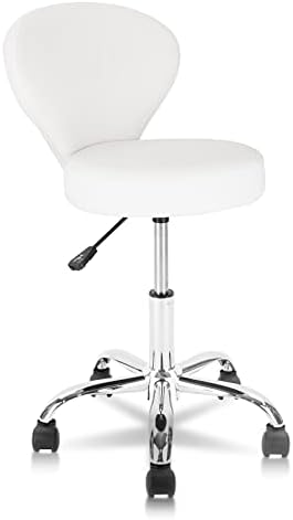 Spa & Wellness Retreat - Rolling Swivel Salon Stool Chair with