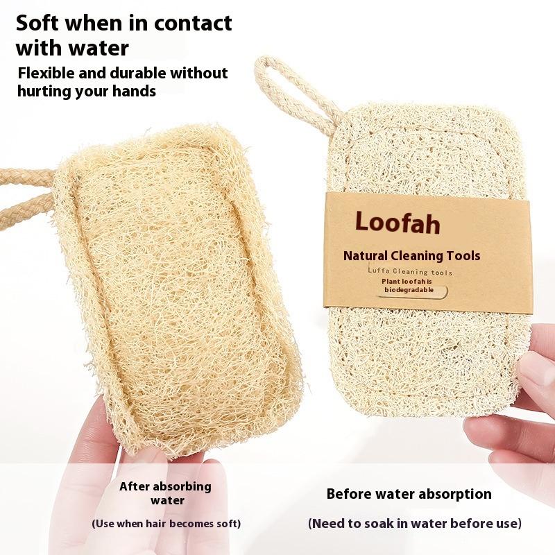 Natural Loofah Scrub Pad 6Pcs  - Body Loofah Natural review and price