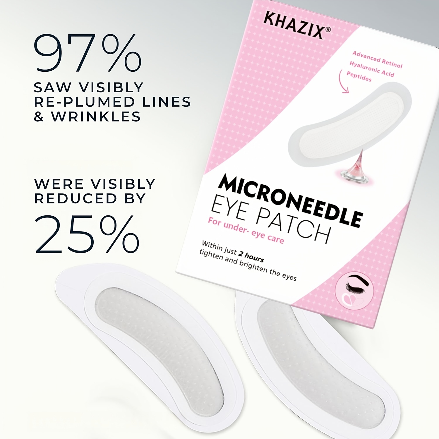 2PCS Retinol microneedle eye p - Microneedle Patch Eye review and price