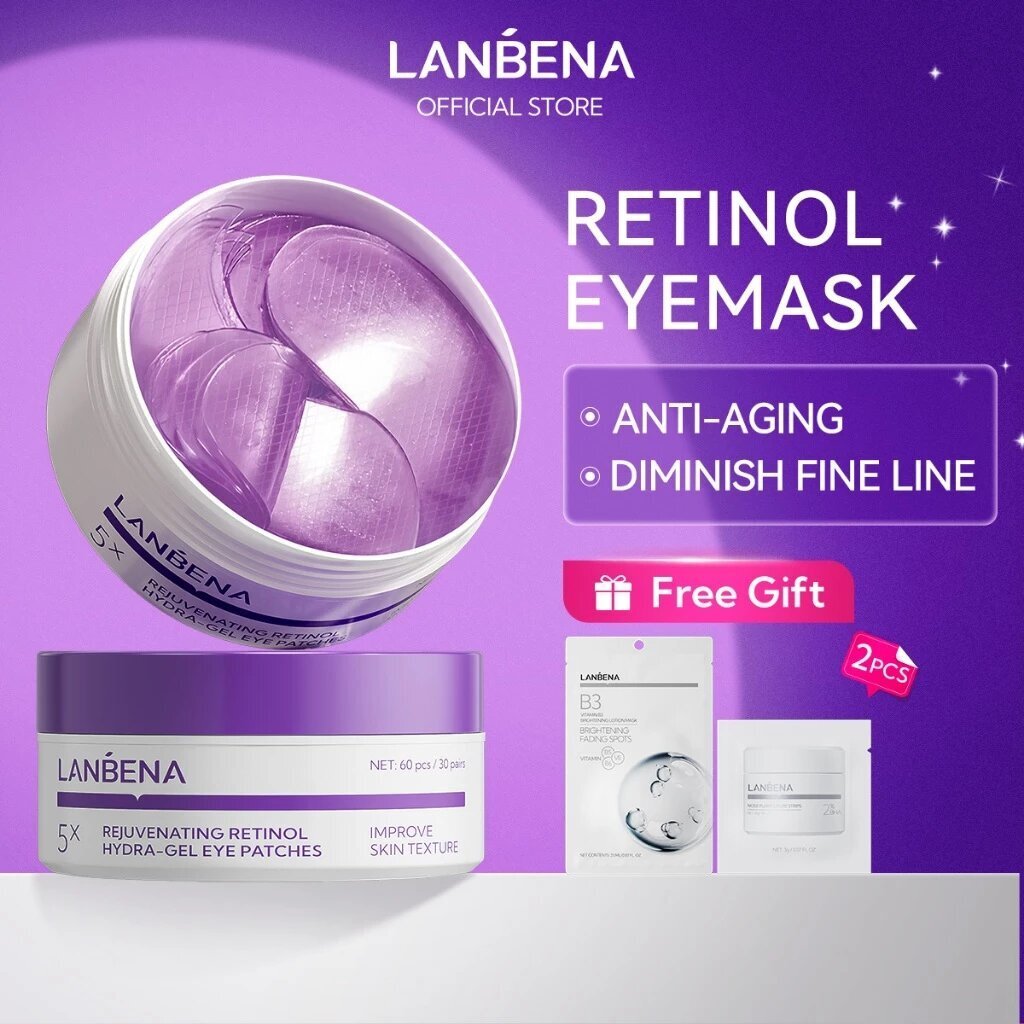 LANBENA Retinol Anti-Wrinkle E - Microneedle Patch Eye review and price