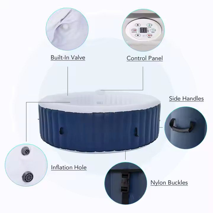 Outdoor Use 6 Person Round Inf - Spa & Wellness Retreat review and price