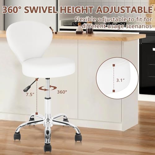 Rolling Swivel Salon Stool Cha - Spa & Wellness Retreat review and price