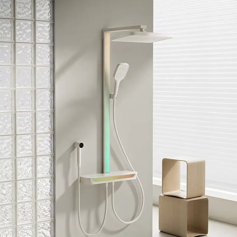 Brass Digital Waterfall Shower - Spa & Wellness Retreat review and price