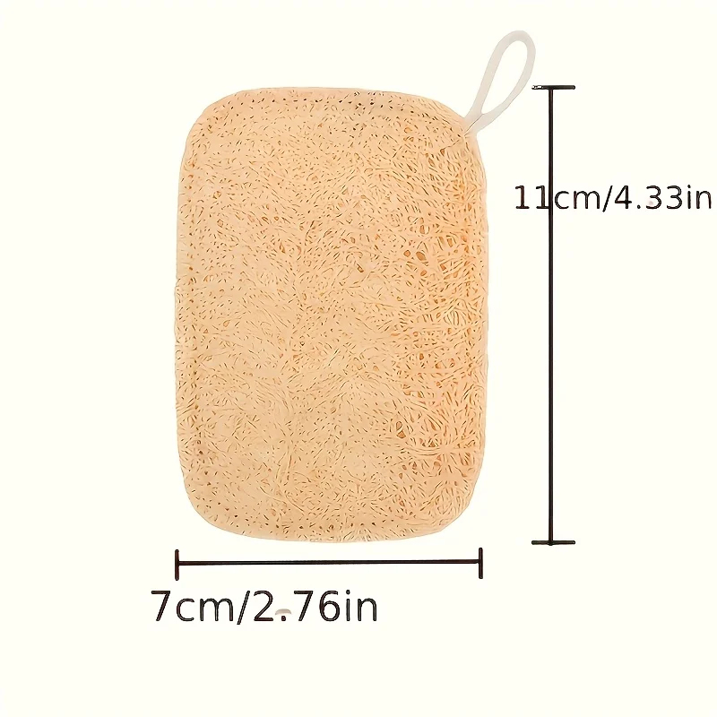 6pcs Natural Loofah Exfoliatin - Body Loofah Natural review and price